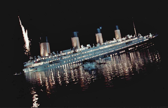 Титаник потъва на 3D