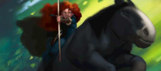 “Brave” на “Pixar” - Мерида
