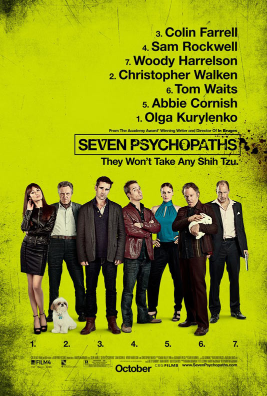 7 Psychopath - плакат