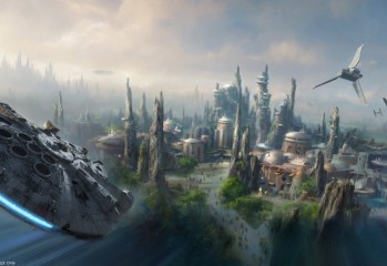 Star Wars-Themed Lands Coming to Disney Parks – Walt Disney Company Chairman and CEO Bob Iger announced at D23 EXPO 2015 that Star Wars-themed lands will be coming to Disneyland park in Anaheim, Calif., and Disney’s Hollywood Studios in Orlando, Fla., creating Disney’s largest single-themed land expansions ever at 14-acres each, transporting guests to a never-before-seen planet, a remote trading port and one of the last stops before wild space where Star Wars characters and their stories come to life.  These authentic lands will have two signature attractions, including the ability to take the controls of one of the most recognizable ships in the galaxy, the Millennium Falcon, on a customized secret mission, and an epic Star Wars adventure that puts guests in the middle of a climactic battle. (Disney Parks)