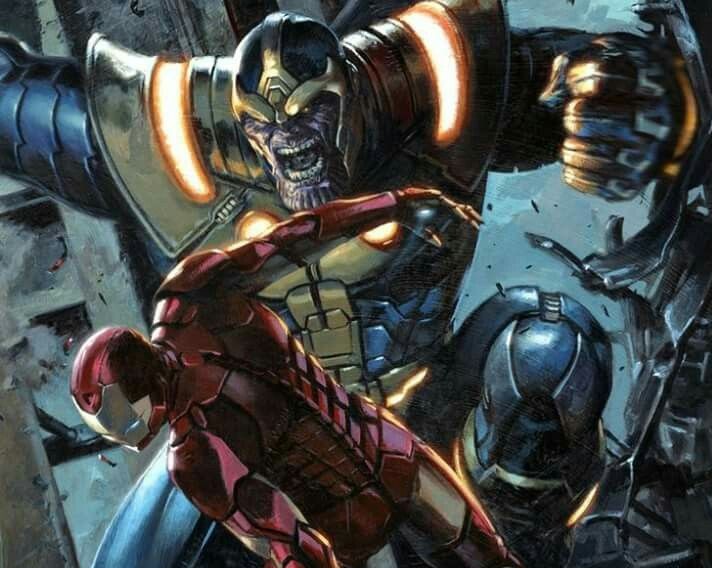 Танос срещу Железния човек