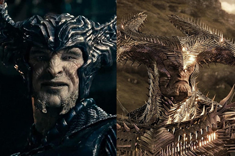 Сравнение между дизайна на Степенулф в кино версията (ляво) и режисьорската версия (дясно)