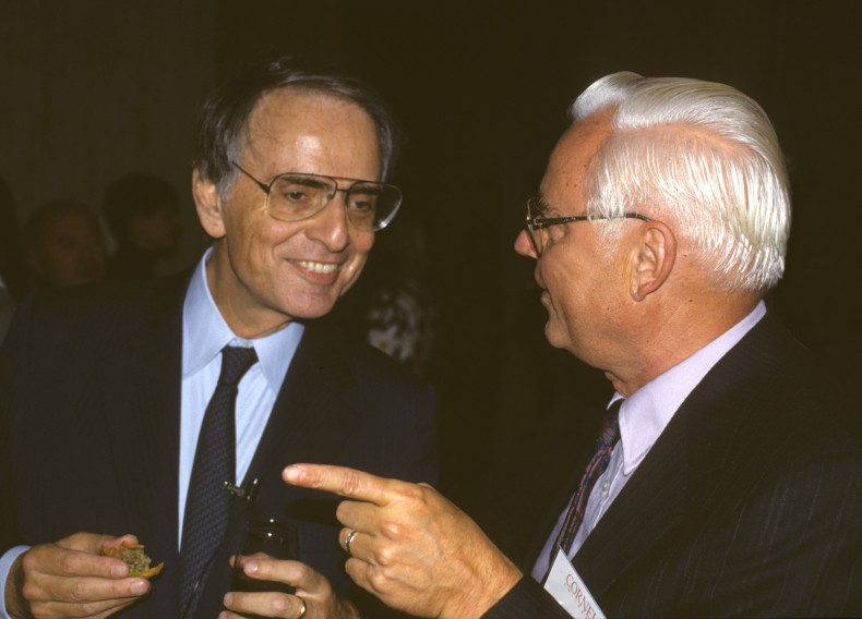 Карл Сейгън и Франк Дрейк, 1994 г.