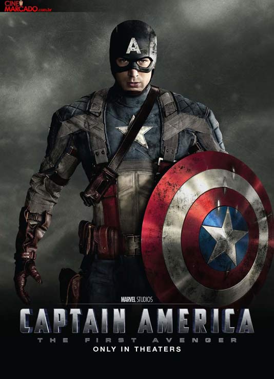 „Капитан Америка” - Капитан Америка (Крис Еванс) плакат