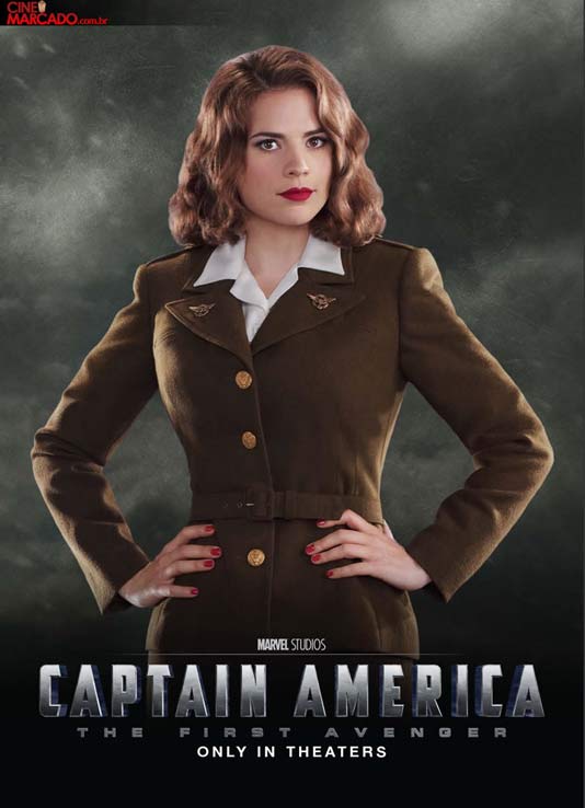 „Капитан Америка” - Пеги Картър (Хейли Атуел) плакат