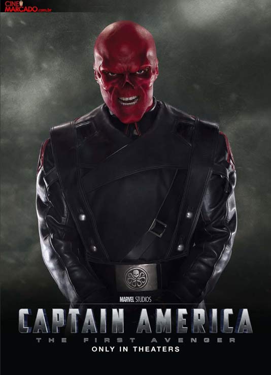 „Капитан Америка” - Red Skull (Хюго Уивинг) плакат