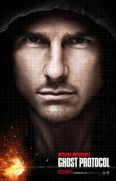 „Mission: Impossible - Ghost Protocol” („Мисията невъзможна: Режим “Фантом”) - плакат