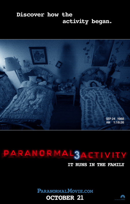 Paranormal Activity 3 - плакат