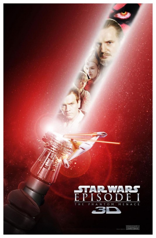 Star Wars: Епизод I 3D - плакат