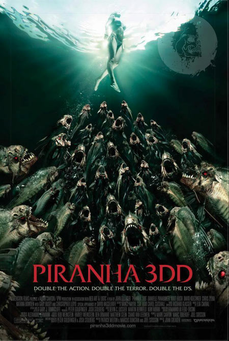 Пираня 3DD - плакат