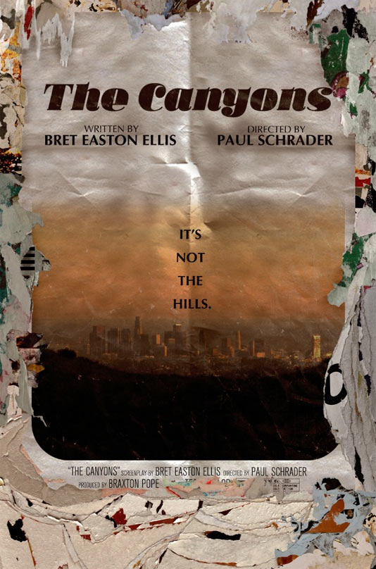 The Canyons - плакат