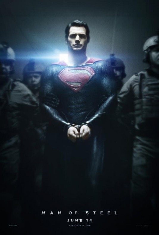Супермен е арестуван в нов плакат на „Man of Steel”