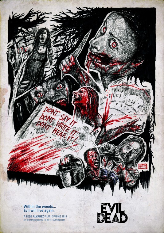 Злите мъртви - плакат
