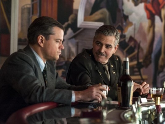 „The Monuments Men” - Джордж Клуни и Мат Деймън