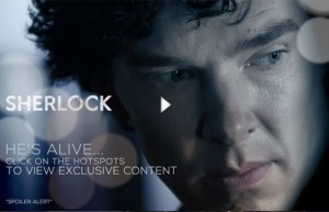 Интерактивен трейлър на „Шерлок”
