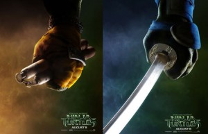 Тийзър постери на „Teenage Mutant Ninja Turtles”