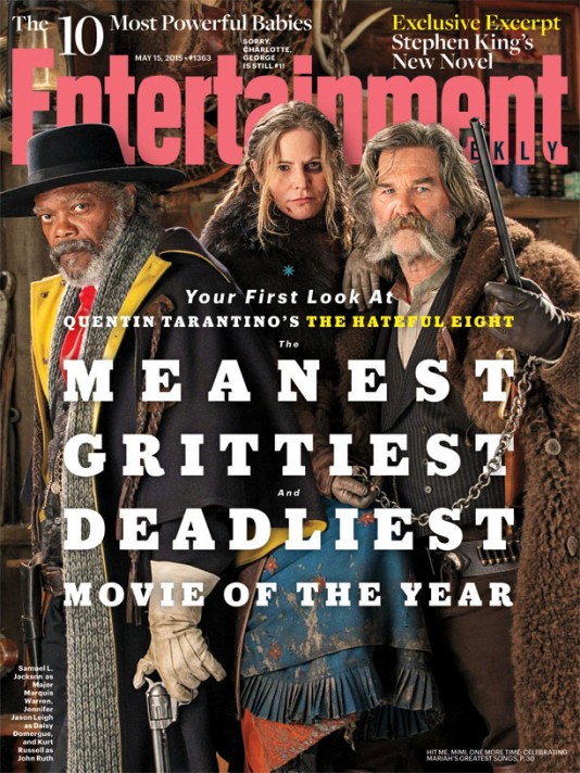 Entertainment Weekly - корицата на новия си брой с „The Hateful Eight”