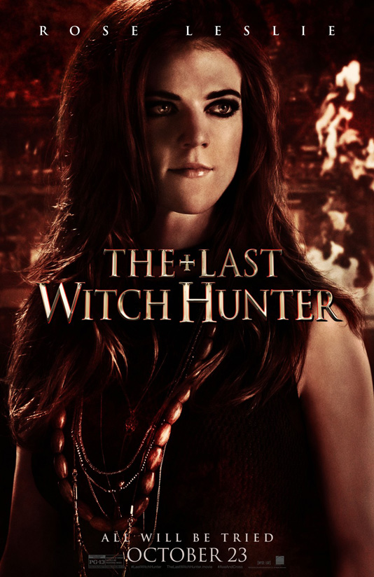 „The Last Witch Hunter” - плакат Роуз Лесли