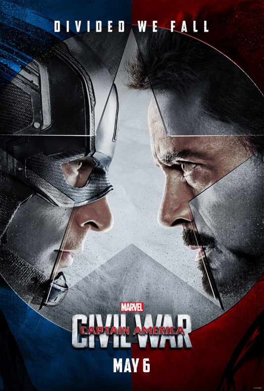 Captain America: Civil War - плакат