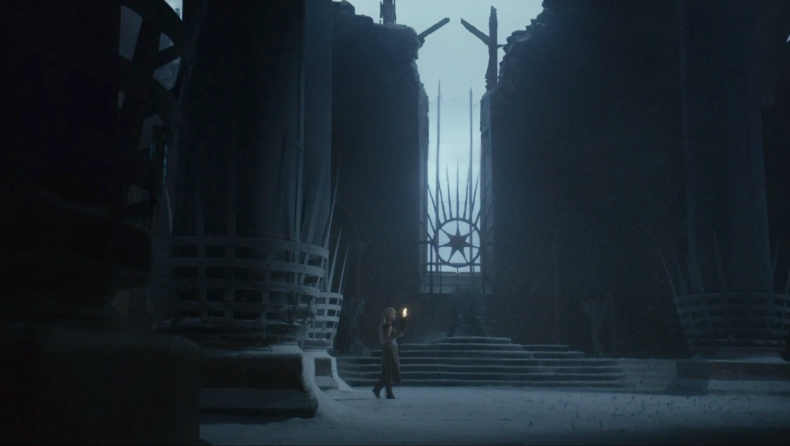 daenerys snowing throne room vision game of thrones