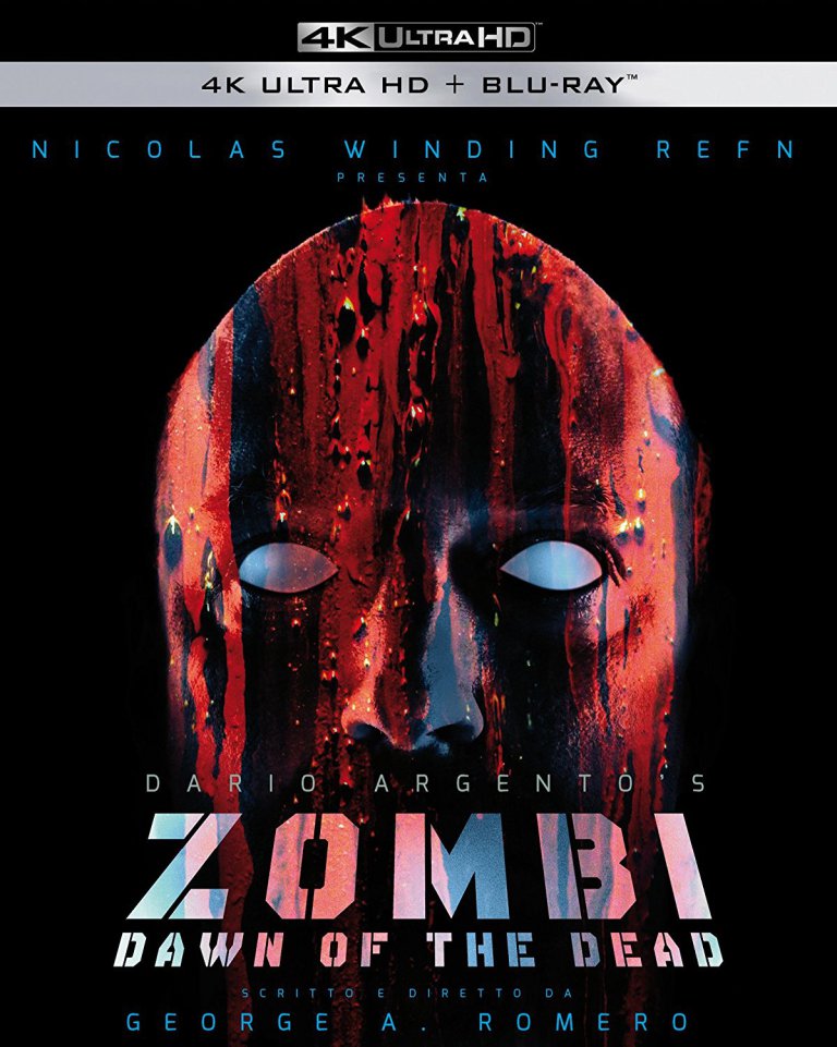 Официален cover artwork към италианското Blu-ray издание на „Zombi“