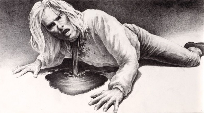 Концептуална рисунка на Том Круз като Лестат за „Интервю с вампир” (1994)