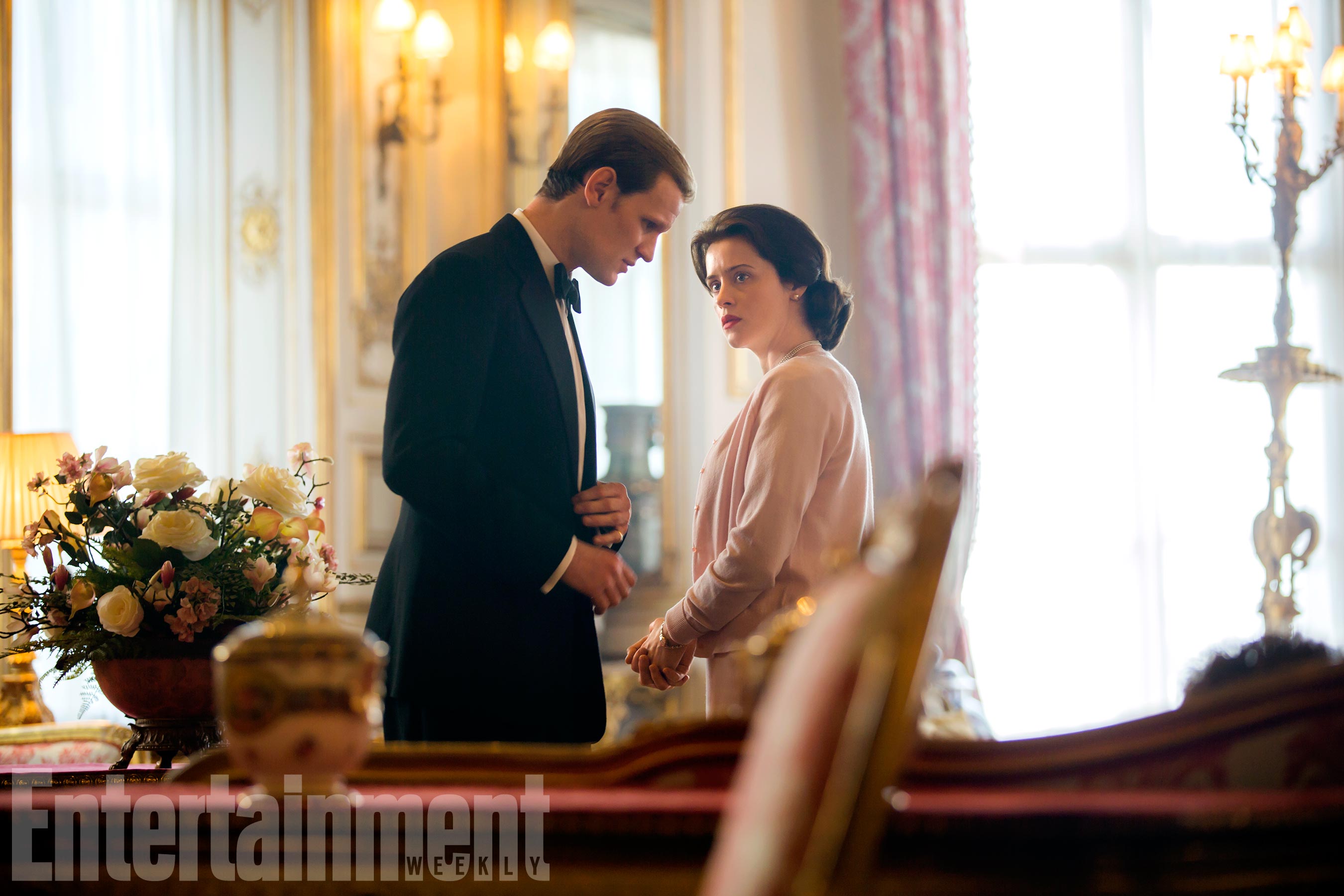 The Crown (L to R) Matt Smith, Claire Foy