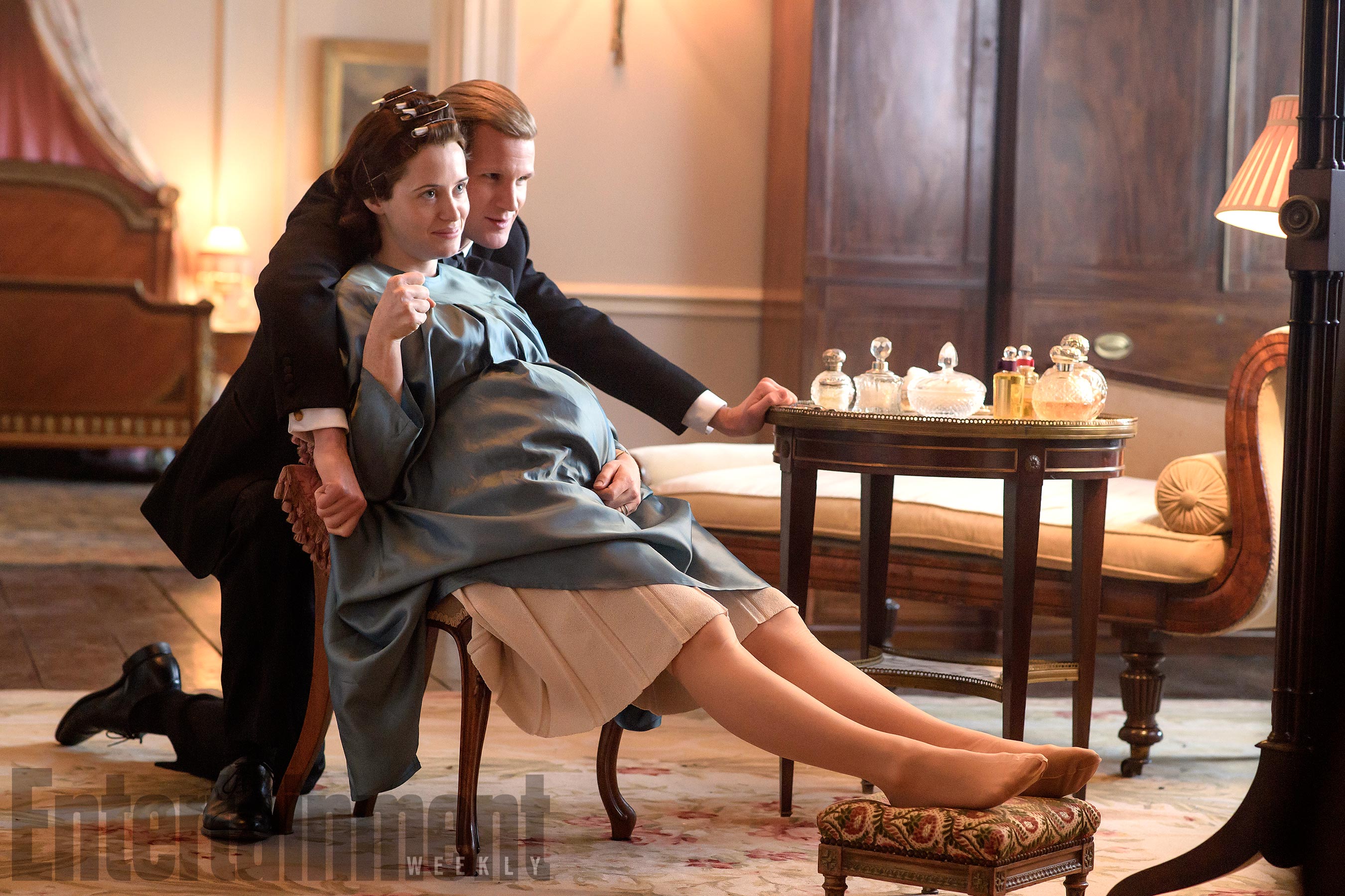 The Crown (L to R) Matt Smith, Claire Foy