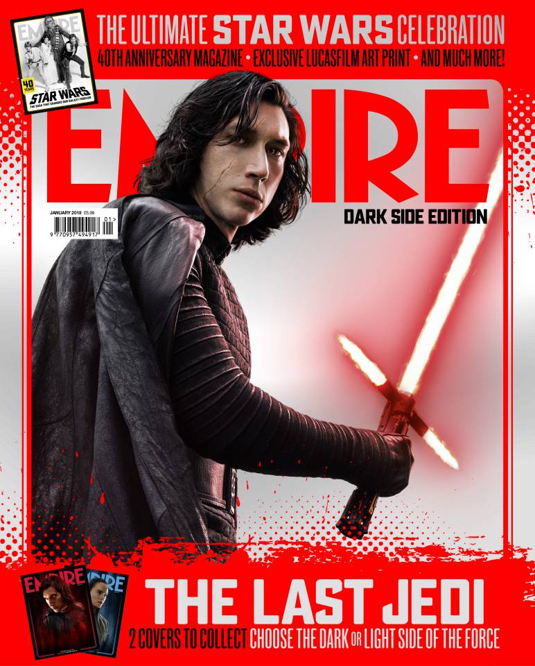 kylo ren empire dark side cover the last jedi