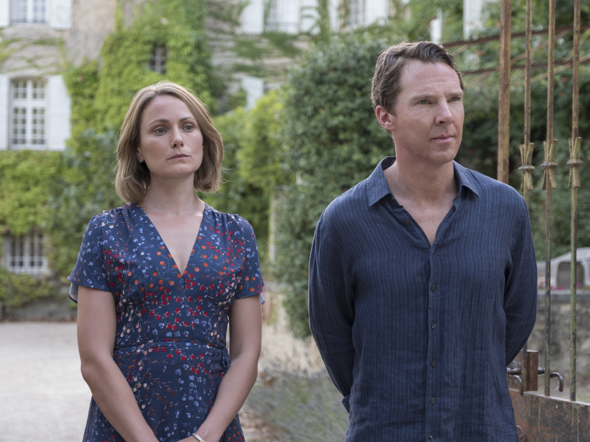 Anna Madeley as Mary Melrose and Benedict Cumberbatch as Patrick Melrose in PATRICK MELROSE (Season 1, Episode 04). - Photo: Ollie Upton/SHOWTIME - Photo ID: PM_104_082817_0115.R.jpg