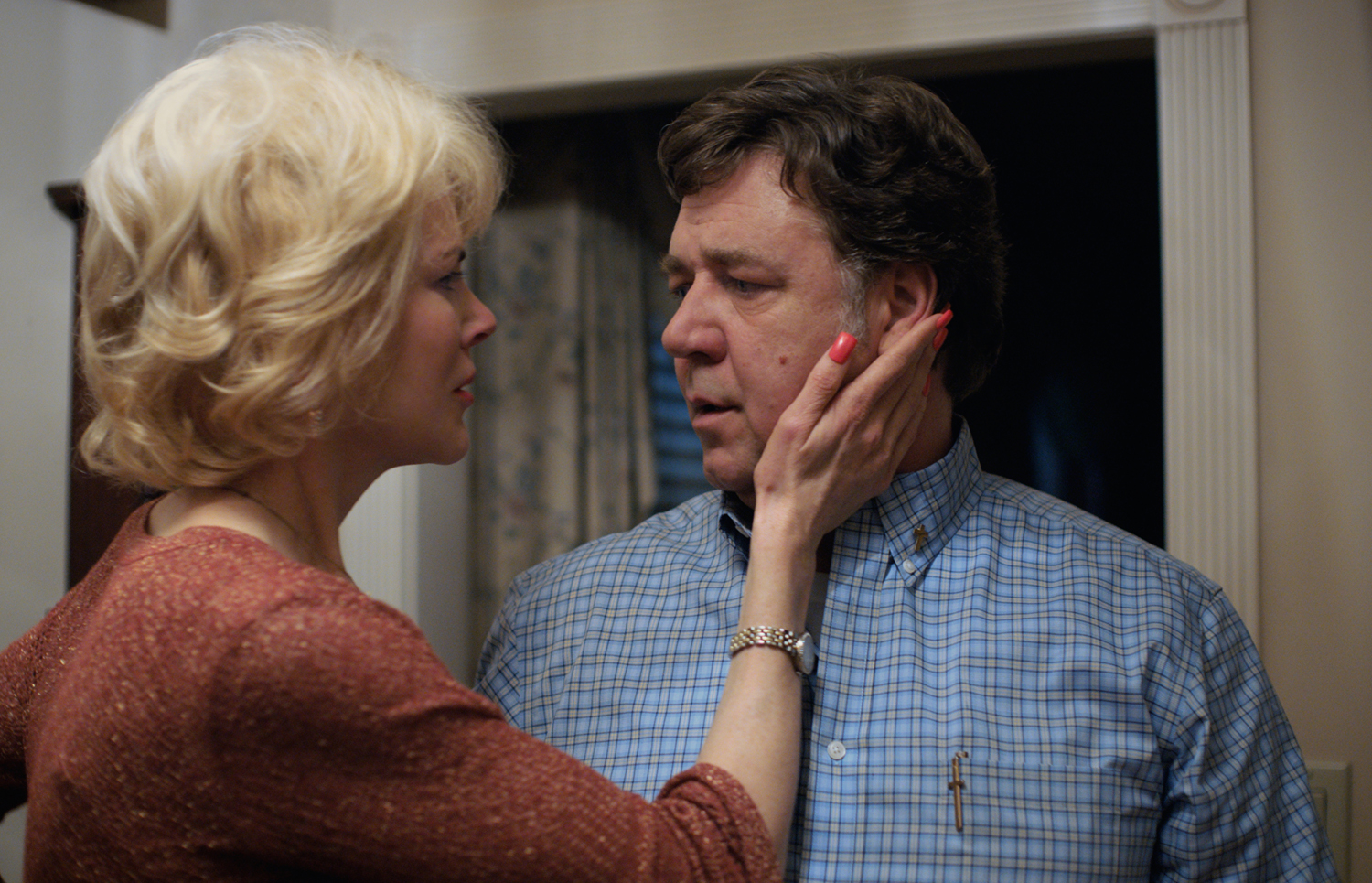 Nicole Kidman stars as “Nancy” and Russell Crowe stars as “Marshall” in Joel Edgerton’s BOY ERASED, a Focus Features release.