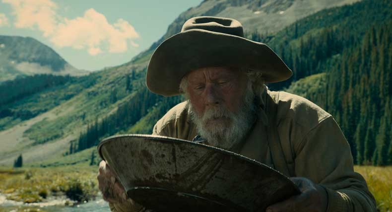 Tom Waits is Prospector in The Ballad of Buster Scruggs, a film by Joel and Ethan Coen.
